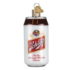 Old World Christmas - Schlitz Beer Can Ornament - 32722