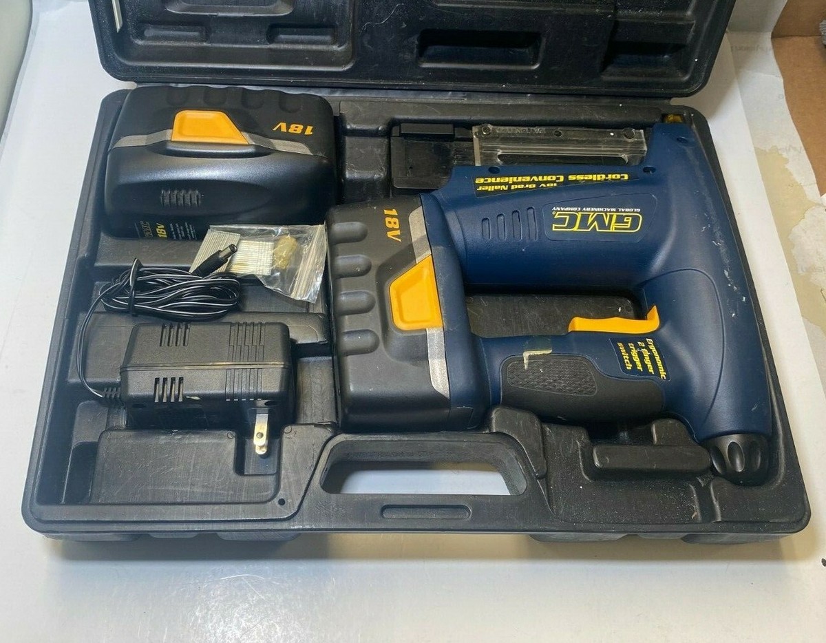 GMC Global Machinery Company [SN4UL] 1/4 Inch Brad Nailer 18v