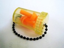 EarPlugs US Army Case Box Container Ohrstöpsel Gehörschutz GI Vietnam War Ära