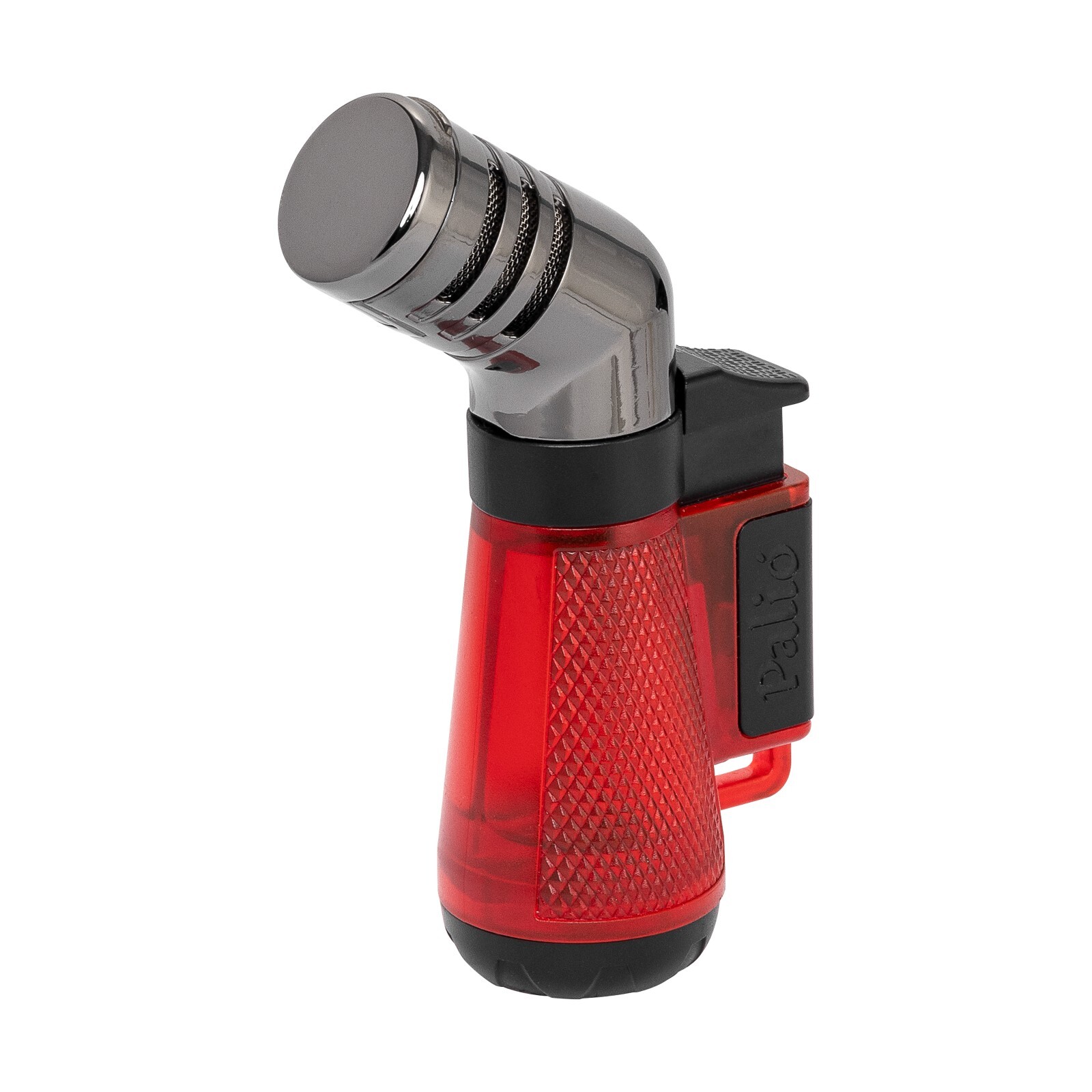 Palio Squadra Angled Triple-jet Flame Cigar Lighter, Red