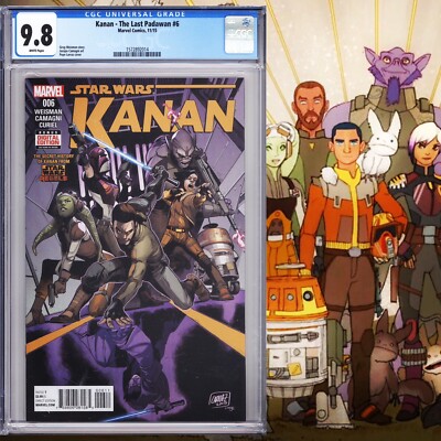 CGC 9.8 Kanan the Last Padawan #6 White Pages 1st full Ezra