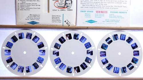 Georgia State Tour 3-reel Set A915 - Sawyers S6b ed. A View-Master Map Packet - Picture 5 of 5