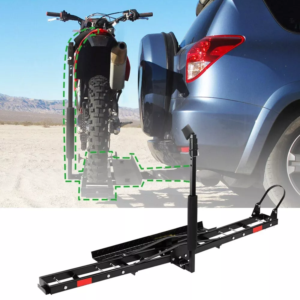 Motorcycle rack for trailer hitch 2025