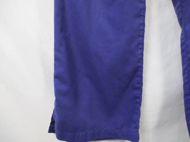 Pantalones Médicos Greys Anatomy Para Mujer Pequeños Púrpura Mezcla de Poliéster Pull On Recto Foto 3 de 4