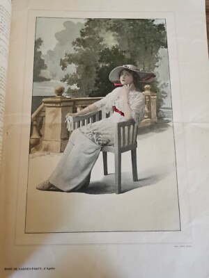 Revue Ancienne "La Mode Illustrée" N°33 De 1893 + Planche Patron - Collection Vintage