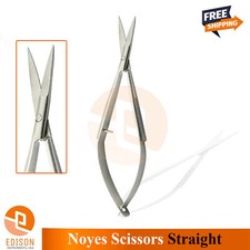 Dental Noyes Scissors Ophthalmic Surgical Instruments , 4.5", Straight, Sharp