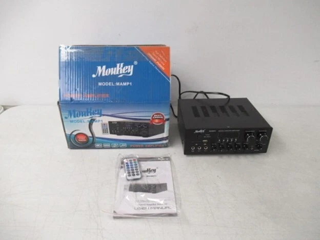 Moukey Bluetooth 5.0 Stereo Amplifier - 220w Dual Channel Wireless  - Image 2 of 3