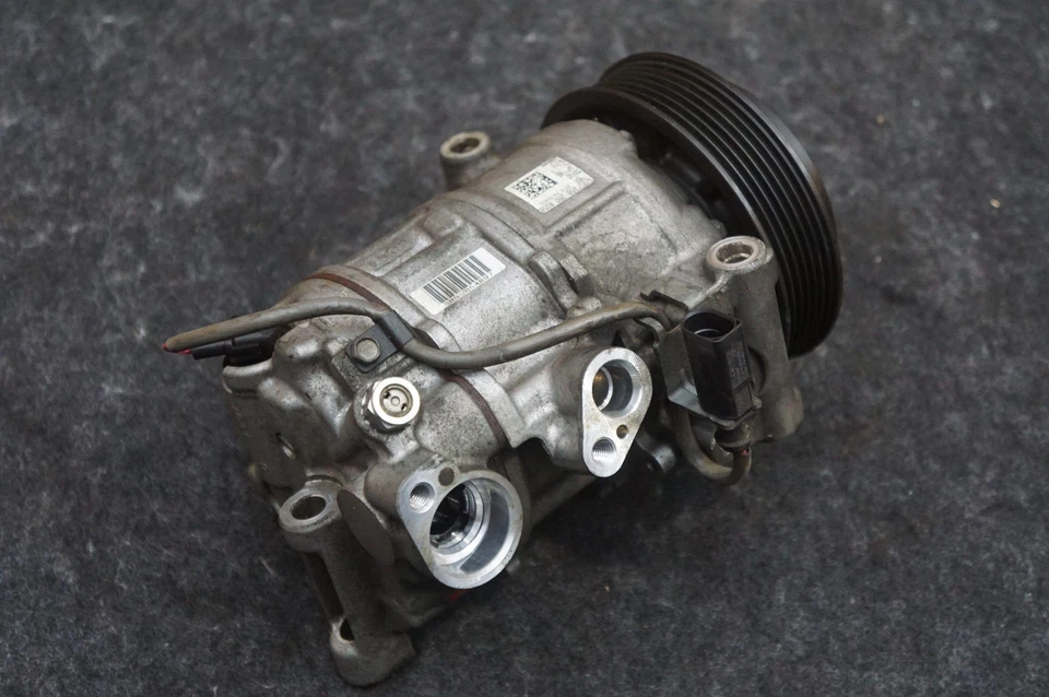 Compresor de aire acondicionado de aire acondicionado 3,0 l OEM 95B260805B Porsche Macan 2015-18 Foto 3 de 4