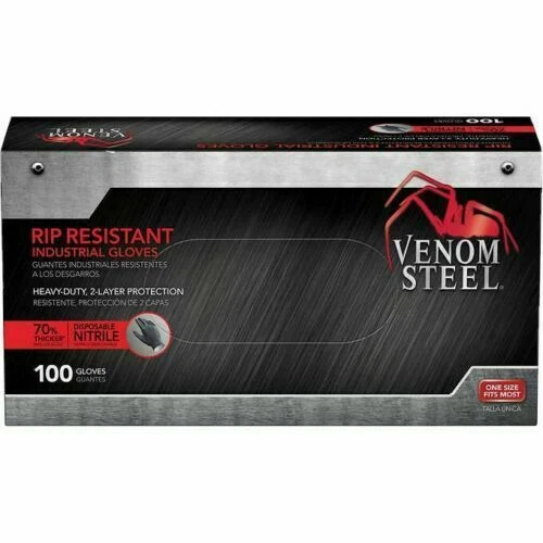 venom steel rubber gloves