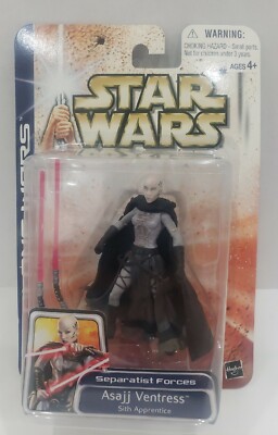 Star Wars Clone Wars Asajj Ventress Sith Apprentice, Separatist Forces, Hasbro  