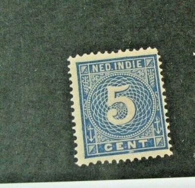 Netherlands Indies Stamp Scott# 22 Numbers 1890 MH W11 | eBay