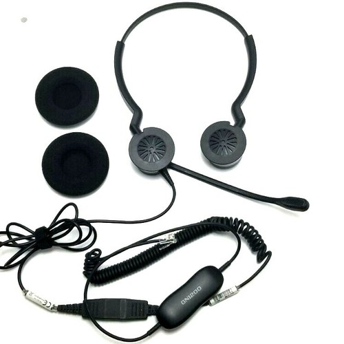 Jabra Duo Headset for Deskphone Including Jabra GN1200 Smart Cord | eBay