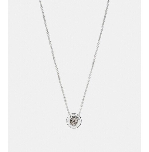 silver coach necklace