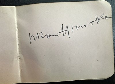 OSCAR HOMOLKA - ÖSTERREICHISCHER SCHAUSPIELER - AUTOGRAMM
