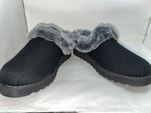 Bobs Skechers Keepsakes Ice Angel maglione ciabatta donna taglia 7 nero nuovo - Foto 4 di 5