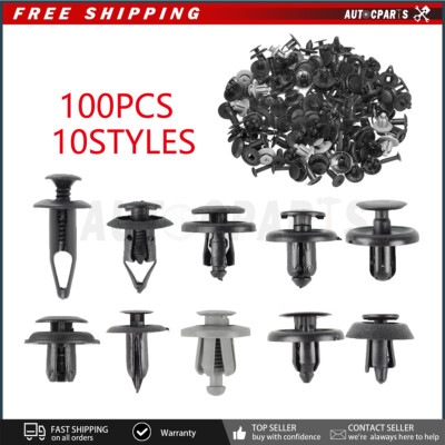 100pc Bumper Fender Screw Rivet Fastener Clip For VPG MV-1 2011 2012 Base Deluxe