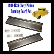 1934 1935 1936 Chevy Pickup Truck 12 Ton And Panel Delivery Running Boards Pair