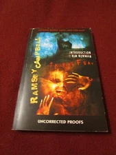 Thieving Fear by Ramsey Campbell (2008, TPB) first ARC uncorrected proof