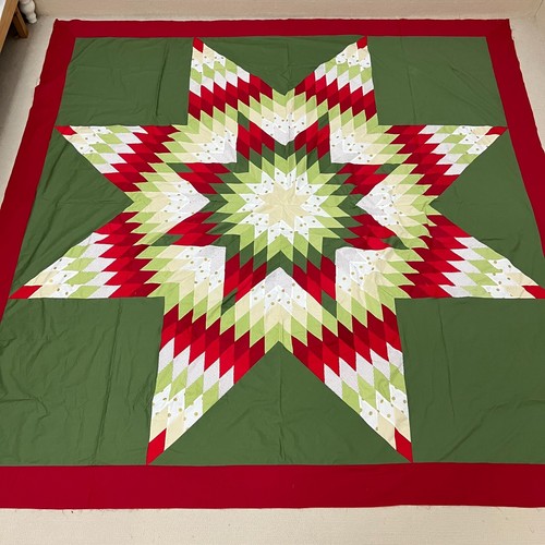 Native American Stars Handmade Cotton Sewing Patchwork quilt top/topper ...