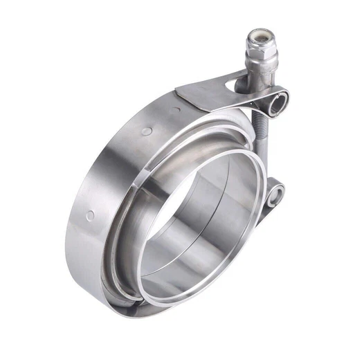 Stainless Steel V Band Clamp Set Turbo Exhaust System Quick Release Sports Exhaust