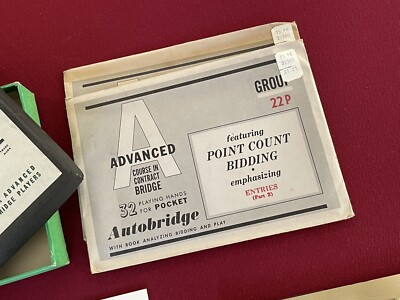 Jeu De Bridge Ancien - Autobridge Pocket Luxury Model - Vintage - Collection