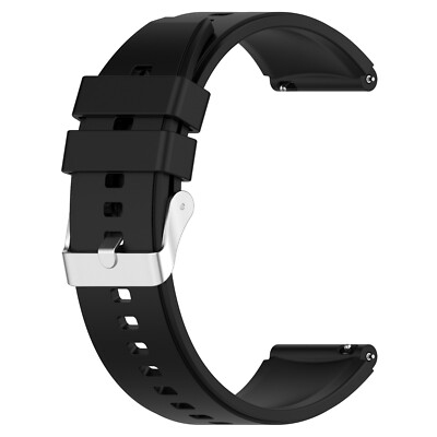 20mm Silver Buckle Watch Strap for Huawei gt3 pro 43mm Huawei GT3 42mm GT2 42MM