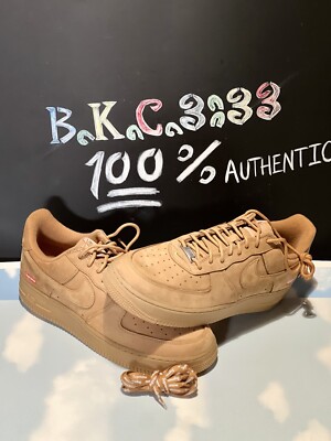 Size 12 - Nike Air Force 1 Low SP x Supreme Wheat 2021 - DN1555