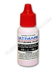 Ultimark Refill Ink for Pre-inked Stamps, 1/2 ounce Bottle (15cc), RED INK