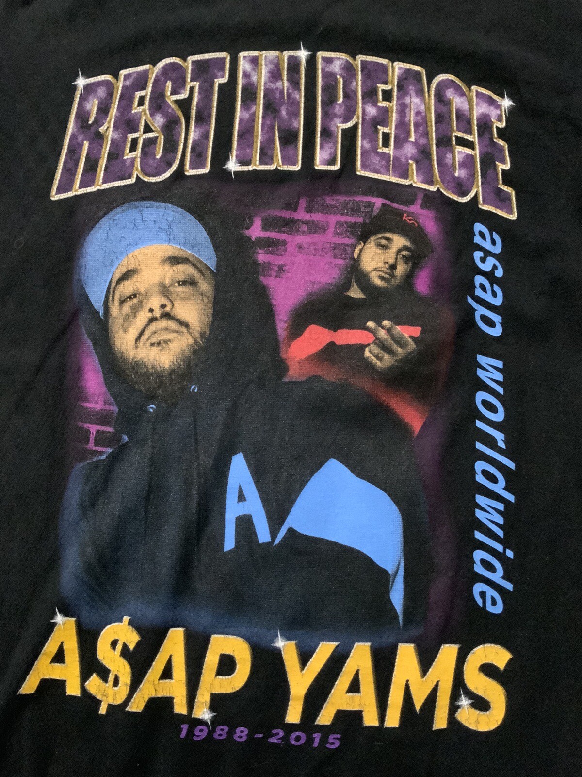 ASAP Worldwide Rest In Peace AAP Yams Tribute Graphi… Gem