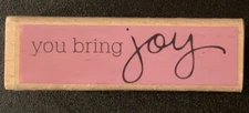 Studio G You Bring Joy Rubber Stamp