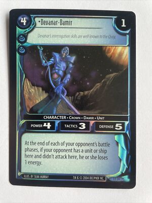 DEVANAR-DAMIR - 1F24 - Promo FOIL black border - WARS TCG - DECIPHER
