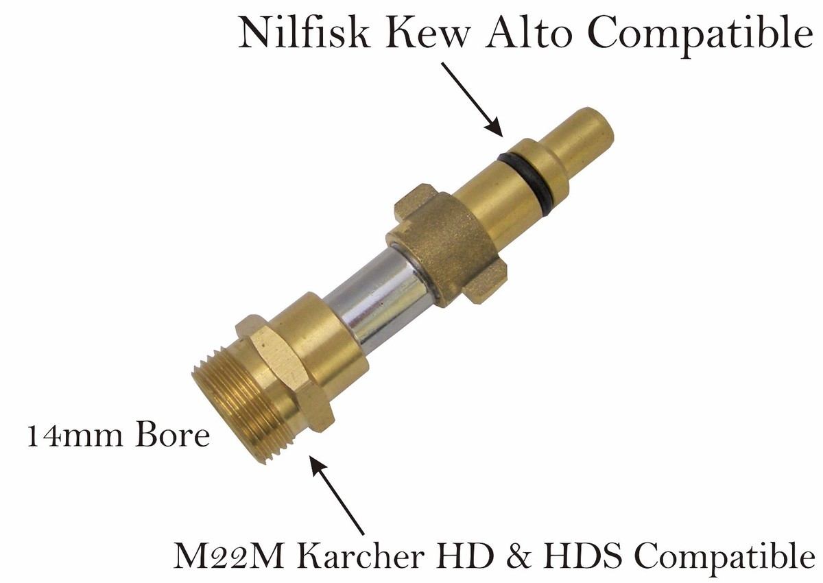 Adattatore Universale Per Idropulitrice - Converte Attacco M22M A Karcher Serie K Adattatore Lancia - Foto 9