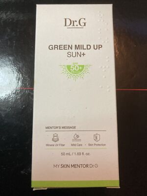 Dr. G Green milde Sonne + Sonnencreme LSF 50+ 50ml 1,69 fl oz. Neuer versiegelter Karton