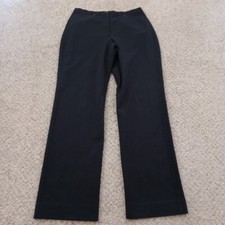 The Limited Stretch Dress Pants Womens Size 8 Black Zipped Pockets 28x30