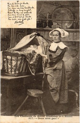 AK Folklore Lieder von Botrel Dors mon gas (1277905)
