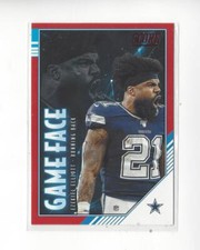 2020 Score Game Face Red #8 Ezekiel Elliott Cowboys