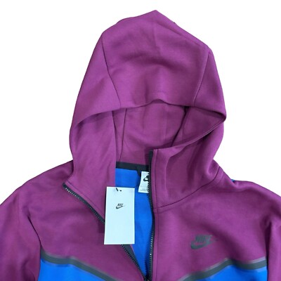 purple nike tech hoodie