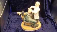 PORCELAIN “DENTIST WITH PATIENT” ~ Original By ARTMARK ~VGC ~ 7”x6”
