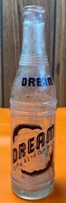 Vintage Soda Pop Beverage Bottle ACL Dream California, 10 Oz, Alliance, Nebraska
