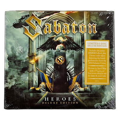 SABATON Heroes Deluxe Edition Swedish Symphonic Power Metal