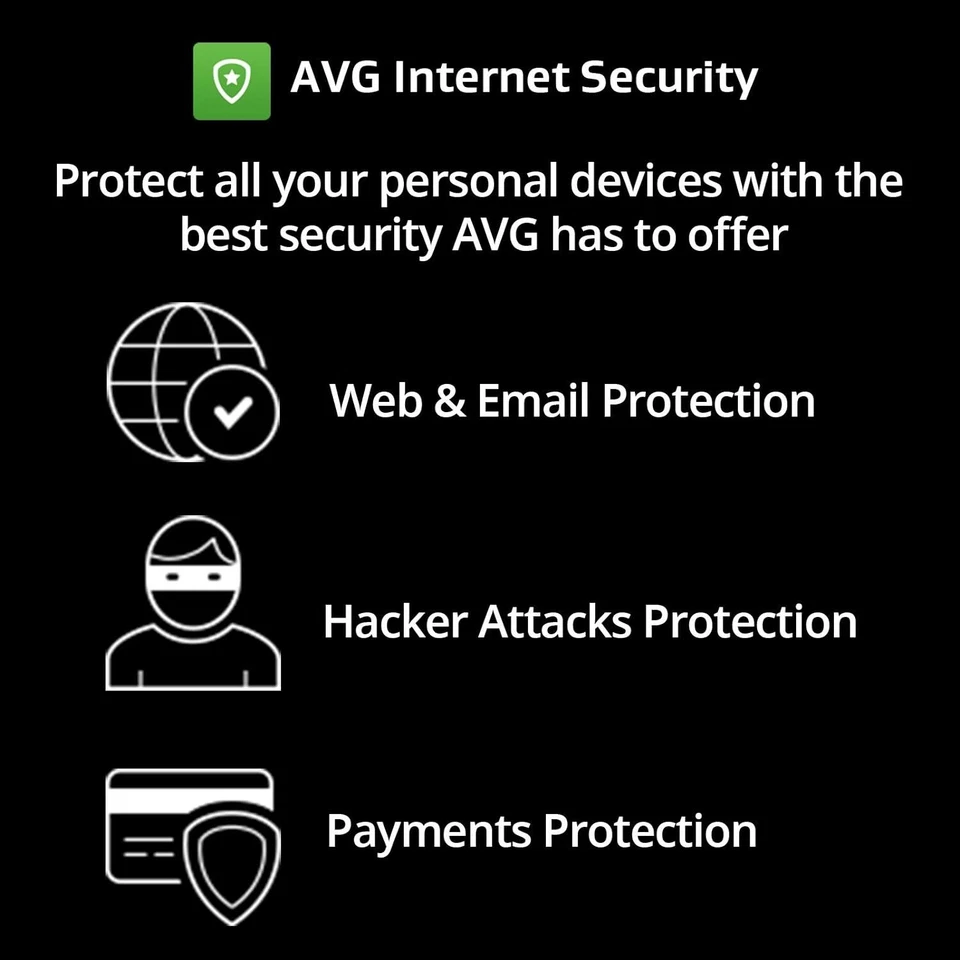 AVG Internet Security 2025 10 Device 2 Year Antivirus Protection Same Day Email - Image 3 of 4