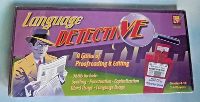 Language Detective A Game Of Proofreading & Editing English Skills Grades 4-12 - Image 1 of 4