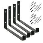 Wall Ladder Hook Brackets UNIVERSAL Rack Secures Ladders Bracket Set Pack of 2