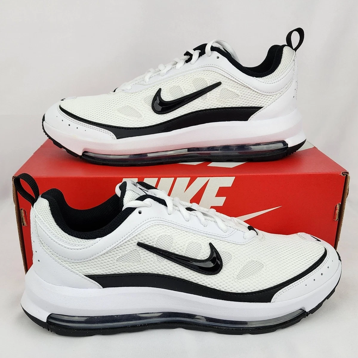 Nike air max 9 mens white hotsell and black