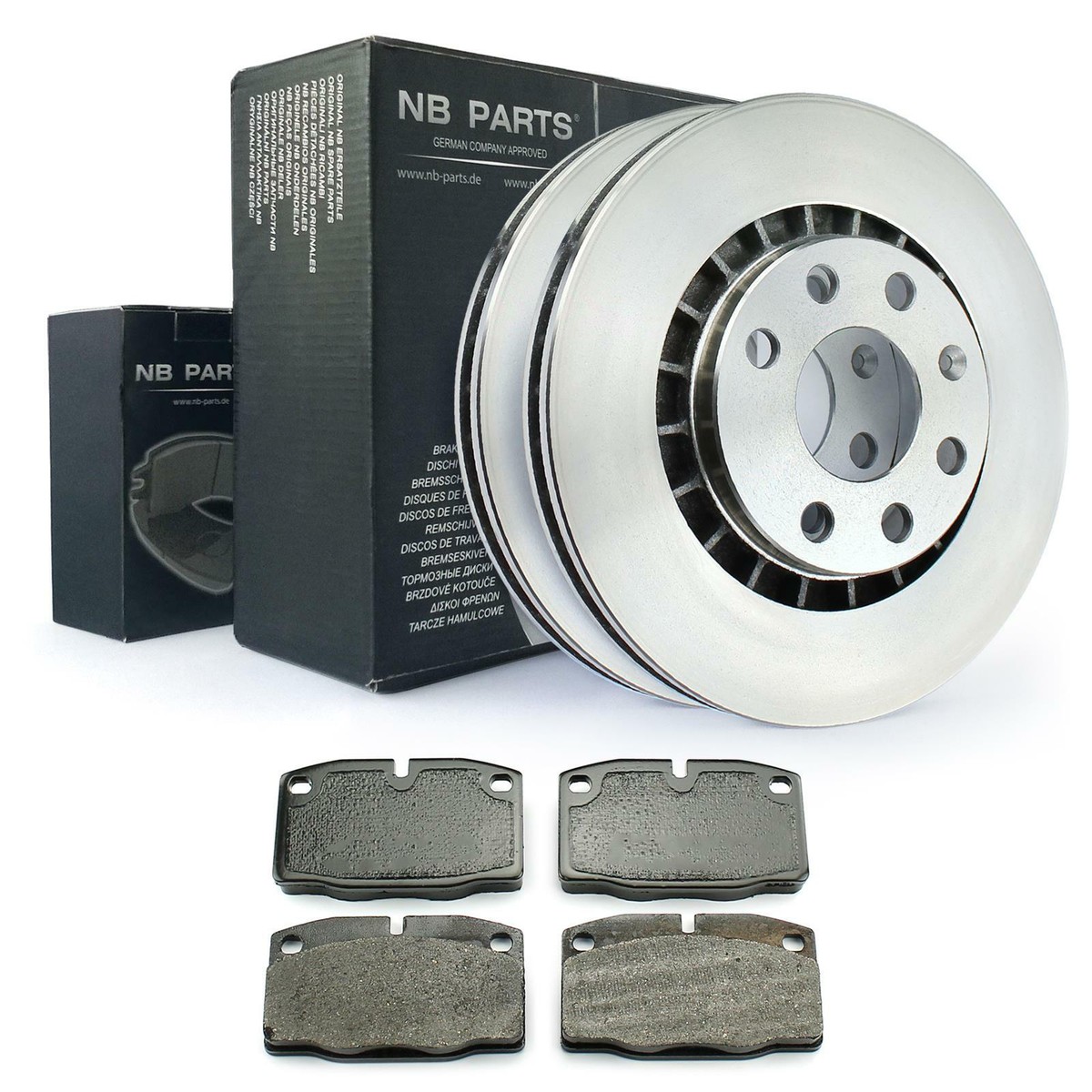 Juego Completo Frenos Delanteros Opel Kadett E Cabrio 1.6 - Discos Y Pastillas Nuevas, Kit Listo Para Montar