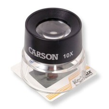 10X Carson Loupe Magnifier - Stand