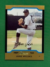 2004 Bowman Baseball First Year Gold Parallel #243 Jose Valdez