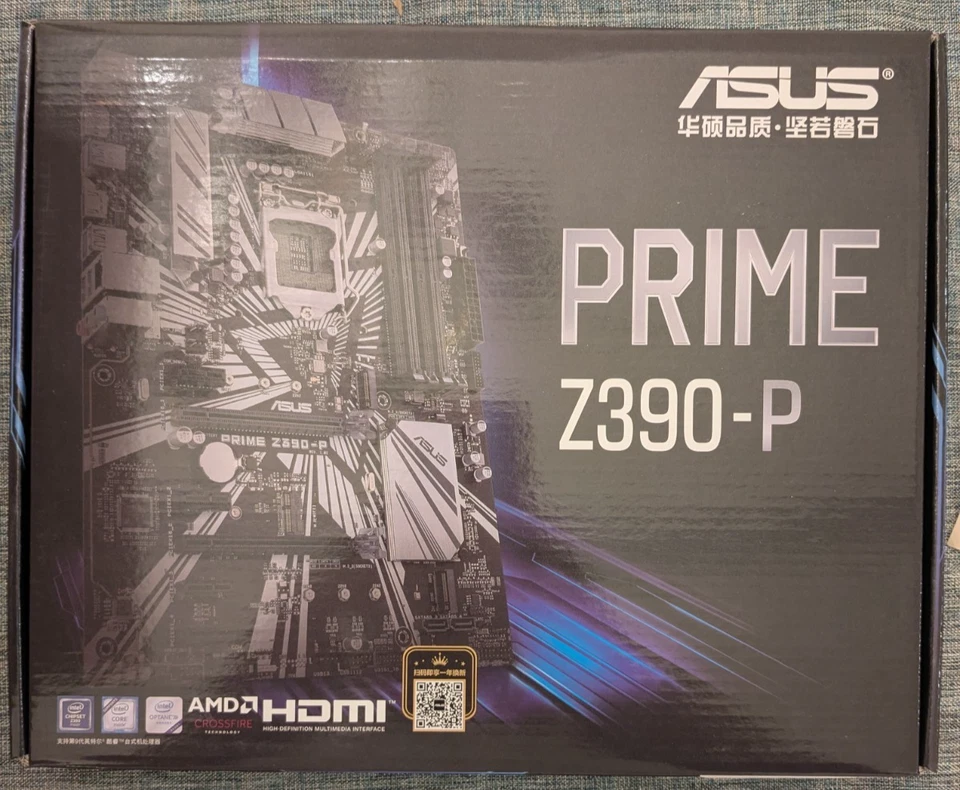 ASUS Prime Z390-P LGA 1151 Intel Z390 SATA 6Gb/s USB 3.1 ATX Intel Motherboard - Image 3 of 4