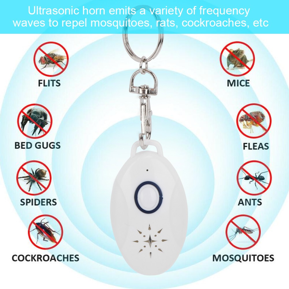 Portable Ultrasonic Mosquito Repeller Handy Pest Control For Home & Outdoor For
