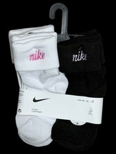 Nike 6 Pair Socks Ankle Length Socks Lightweight Youth 10C - 3Y New
